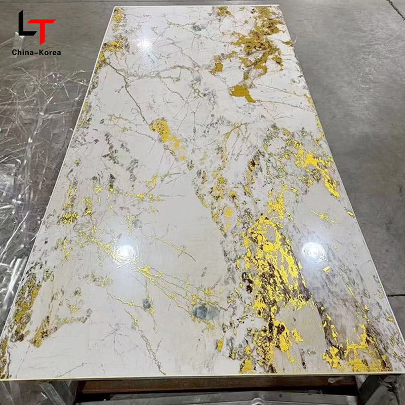 집 사무실 디자인 장식을 위한 고광택 끝을 가진 실내 벽 패널 훈장을 위한 방수 1220×2440mm 3mm PVC UV 널