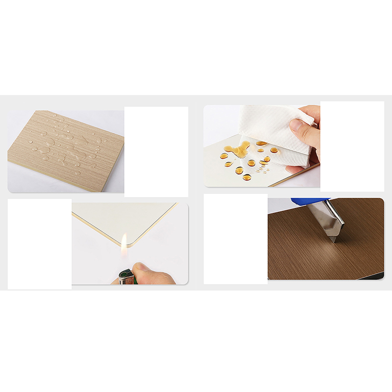 상업용 호텔 욕실 장식 방화 B1 등급 내구성 벽 패널에 대한 경량 PVC 탄소 크리스탈 시트 고밀도 안티 스크래치 5mm-8mm 두께