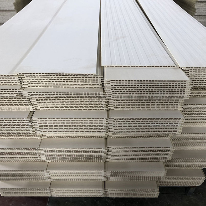 호텔 사용을 위한 실내 천장을 위한 텔레비젼 배경 단단한 포장 벽면을 위한 현대 통합 대나무 나무 섬유 PVC 벽 패널