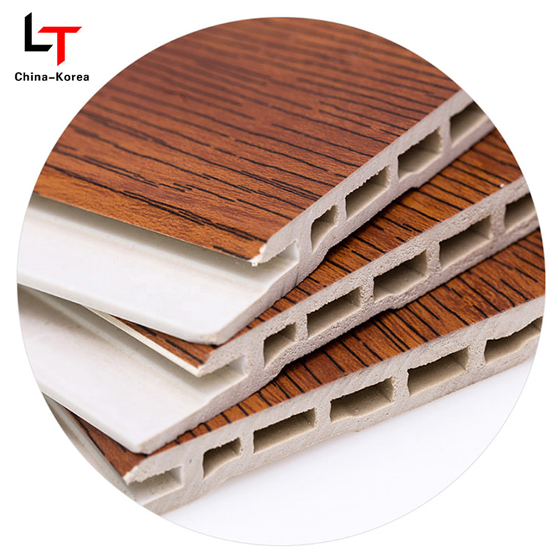 Melinco 인테리어 장식 가짜 돌 질감 플랫 패널 PVC 천장 패널 대리석 곡물 벽 보드 방수 시트