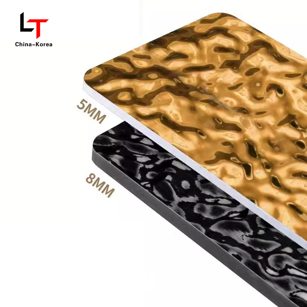 1220×2440mm 실내 벽 클래딩을 위한 환경 친화적인 PVC 목제 베니어 곡물 장식적인 벽면 방수 긁힘 방지 설치가 용이함