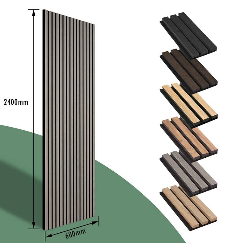 WPC 벽 장식 Akupanel 3D 디자인 내부 폴리에스테르 음향 패널 목재 방음 판금 음향 벽 패널