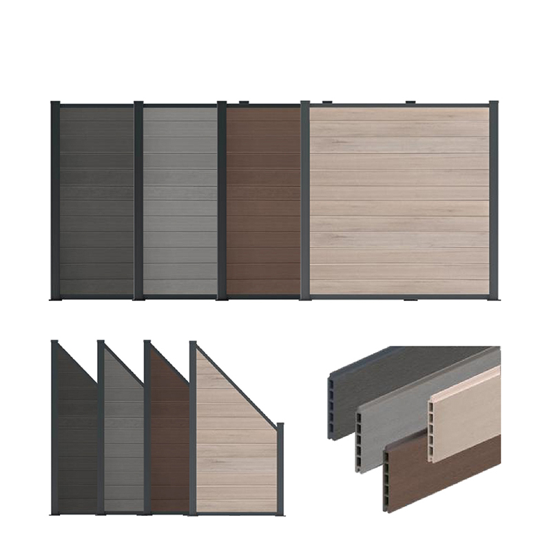 목재 플라스틱 복합 Wpc 울타리 홈 정원 안뜰 울타리 패널 비닐 Pvc 울타리보다 나은 방수 야외 개인 정보 보호 보드 Hdpe