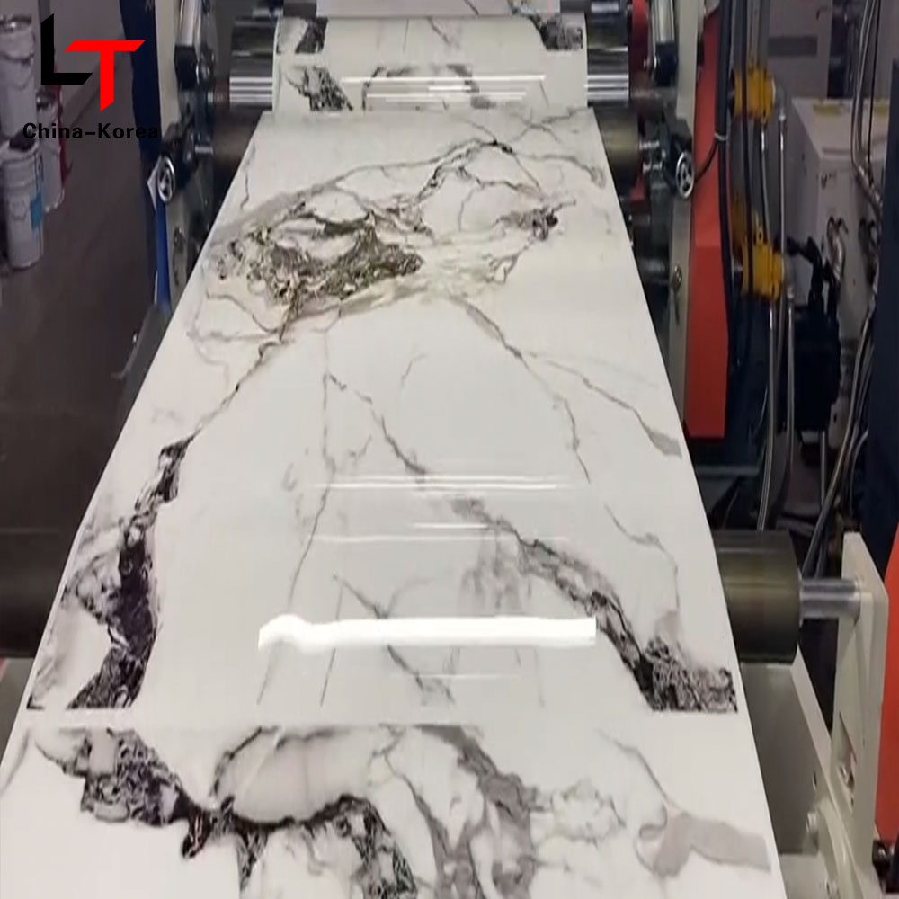 금속 대리석 황금 PVC 필름 열전달 장식 필름 진공 프레스 포일 제조업체 용 핫 스탬핑 롤 골드 라미네이션