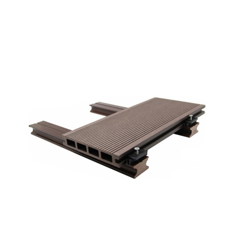 DIY 바닥에 스냅 야외 방수 Wpc 파티오 복합 엔지니어링 바닥재 연동 갑판 타일 보드