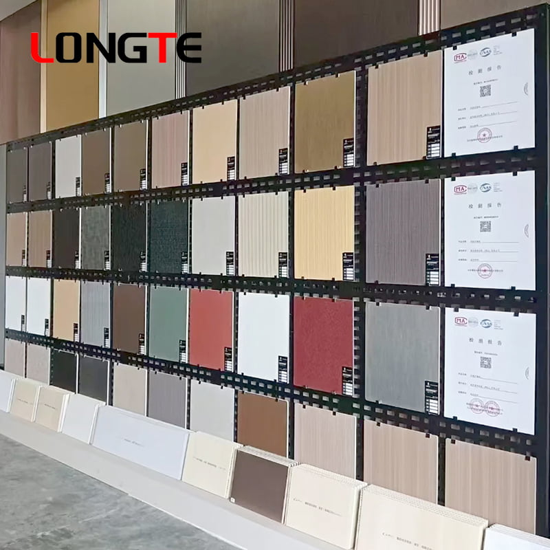 Wood Veneer PVC Wall Panels for hidden door wall
