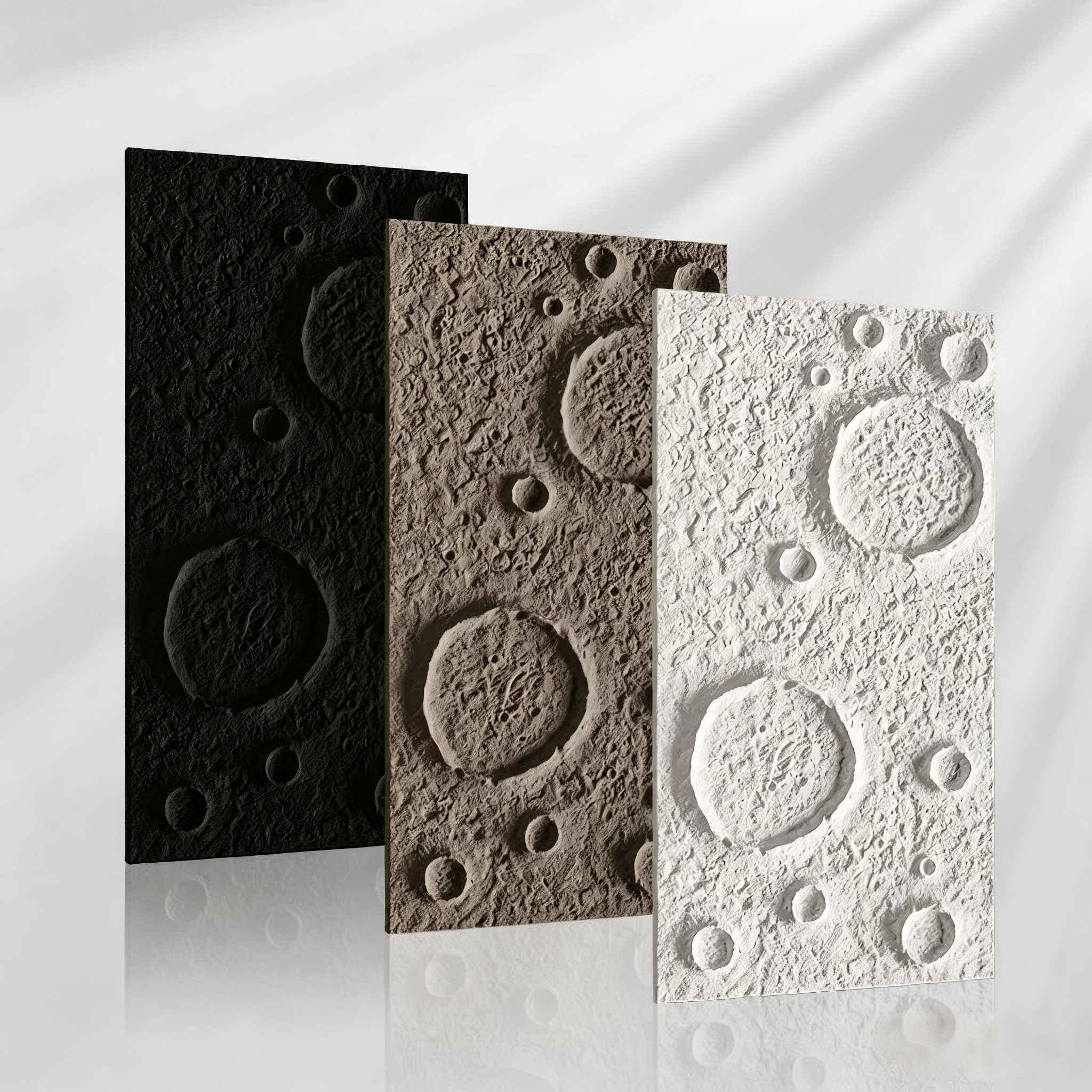 PU Moon Stone Wall: 우주의 미학이 집 공간에 들어올 때